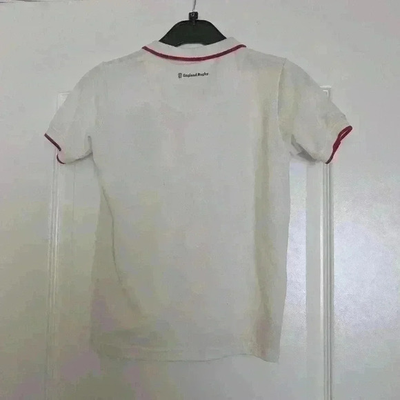 Vintage kids white England rugby shirt size  6-8 years - Picture 7 of 7